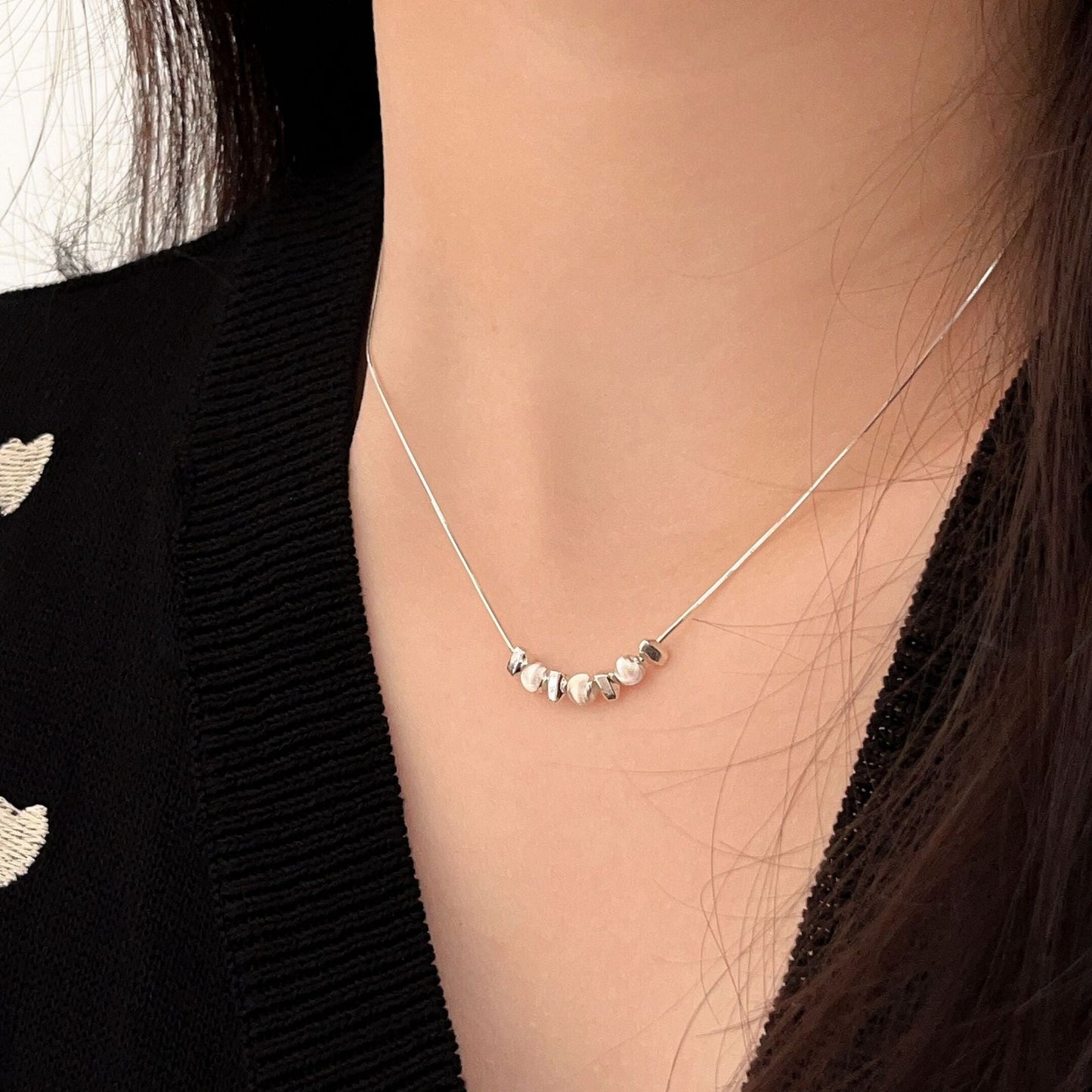 Women's Grain Of Rice For Niche Design Necklaces