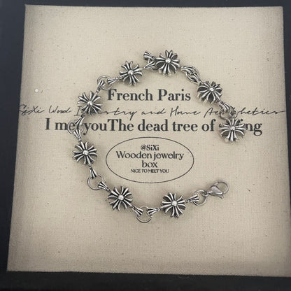 Cross British Literary Retro Easy Matching Accessories Bracelets