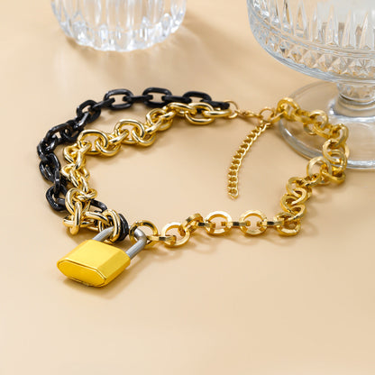 Alloy Exaggerated Female Trend Punk Pendant Necklaces