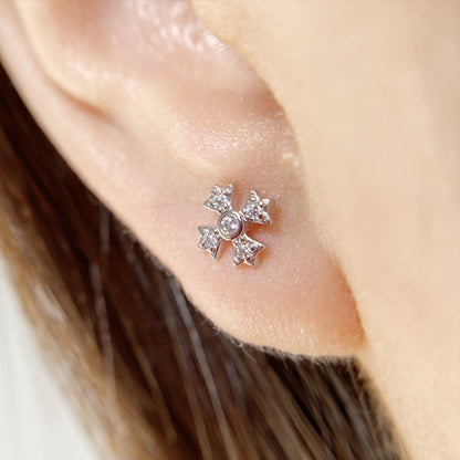 Women's & Men's Style And For Couple Ornament Word Earrings