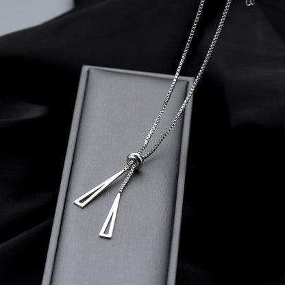Women's & Men's & Steel And Long Tassel Accessories Necklaces