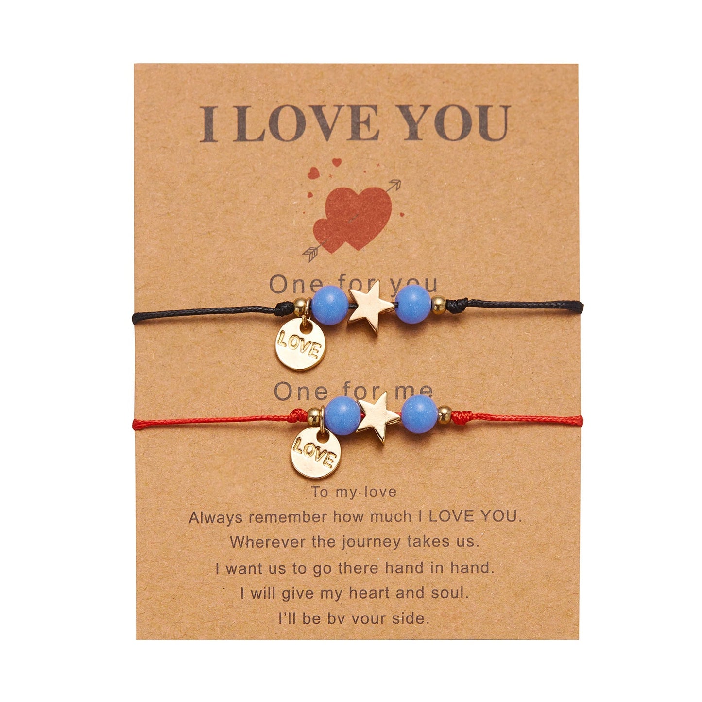 Women's Simple Suit Hand-woven Luminous Five-pointed Star Bracelets