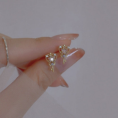 Women's Light Luxury Simple Inlaid Zircon Small Rings