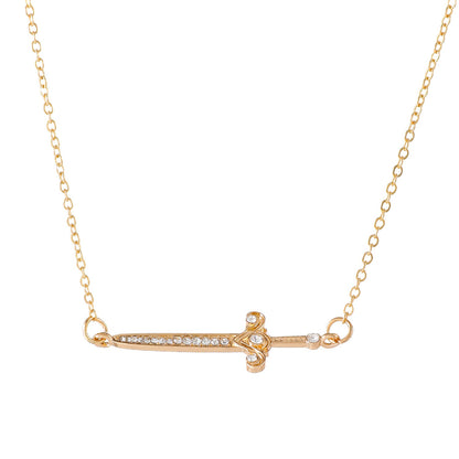 Women's Cross Sword Pendant Hip Hop Punk Necklaces