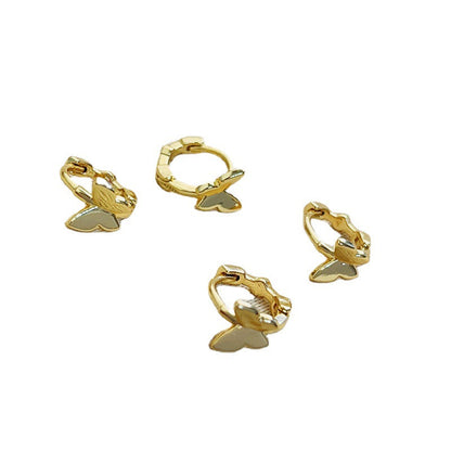 Women's Sweet Butterfly Small And Exquisite Ear Earrings