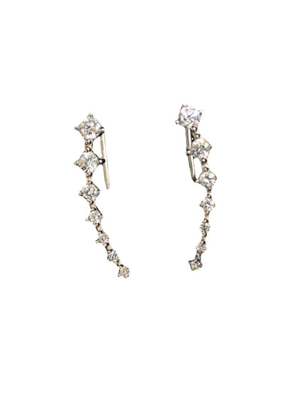 From You Have Rhinestone Long Seven Ear Earrings