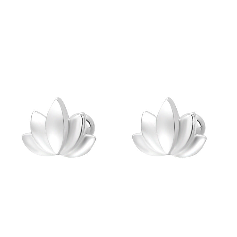 Women's Before Sleep Simple Niche Design Twist Screw Earrings