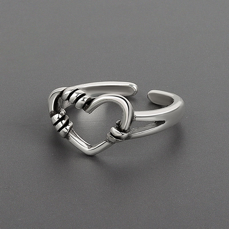 Women's Style Simple Cold Personality Hollow Out Rings