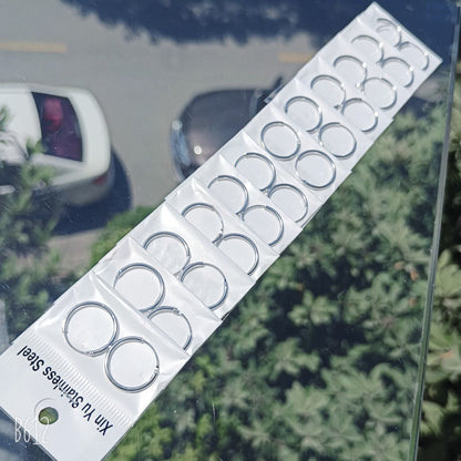 Versatile Personality White And Black Gold Earrings