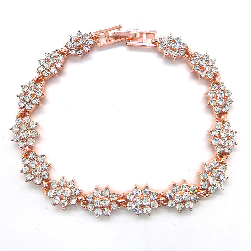 Brocade Personality Geometry Diamond Fashion Roman Bracelets