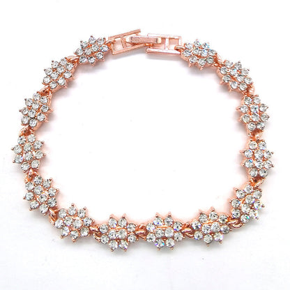 Brocade Personality Geometry Diamond Fashion Roman Bracelets