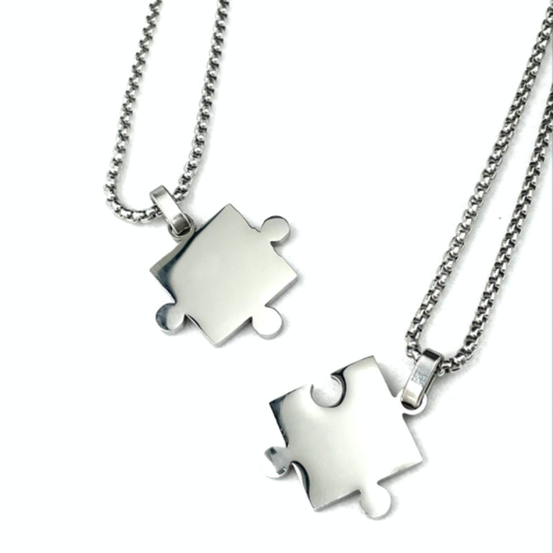 Men's Clavicle Chain Titanium Steel Stitching Special Interest Necklaces