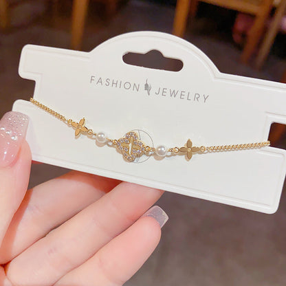 Hollow Flower Female Design High Sense Bracelets