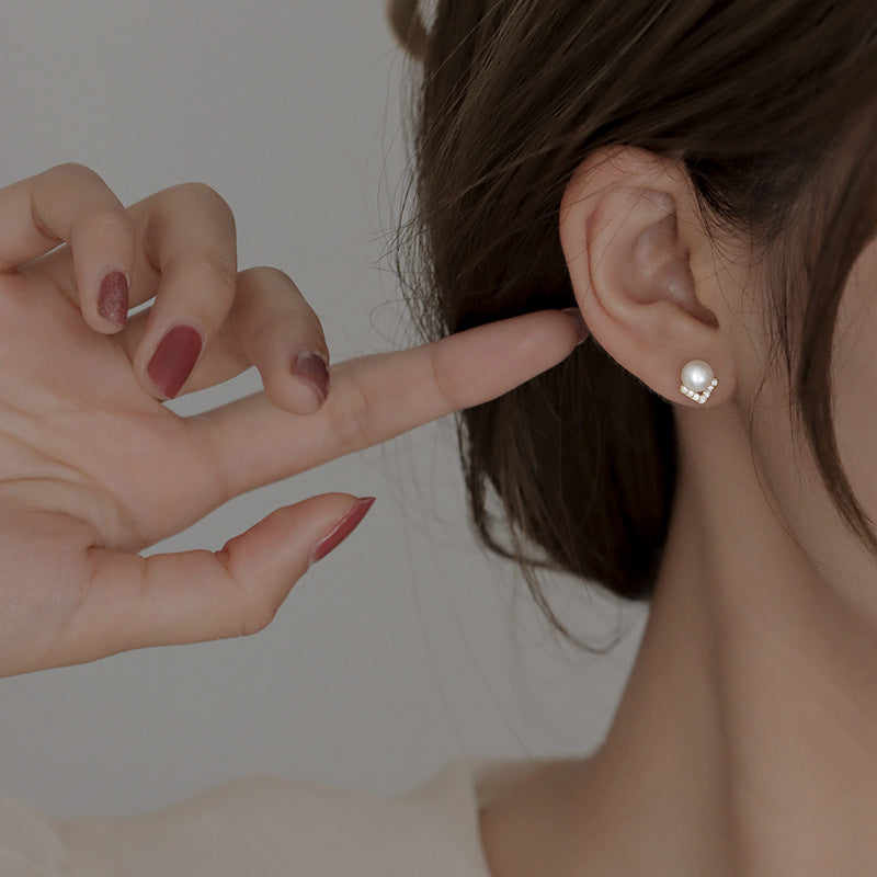 Vintage Pearl Ear Niche Design Trendy Earrings