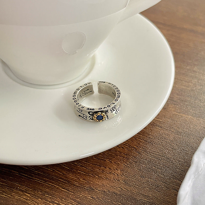 Women's Lan Sier Cross Love Personalized Opening Rings