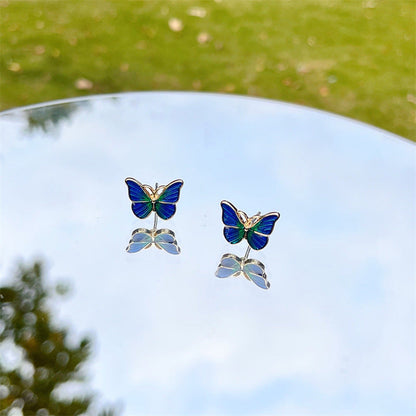 Women's French Oil Painting Style Gentle And Earrings