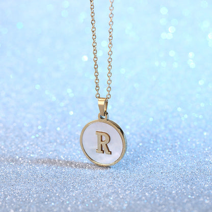 Stainless Steel Female Pendant Ornament Small Necklaces