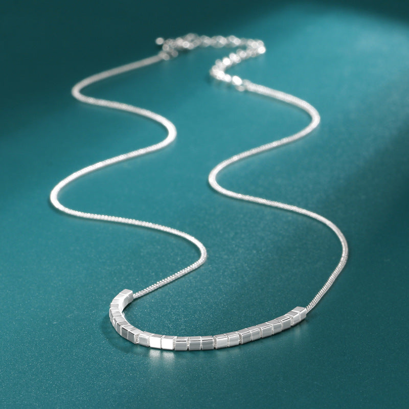 Sterling Sier Niche Design Cold Style Birthday Gift Necklaces