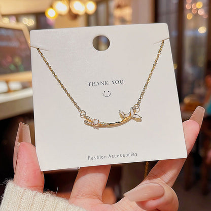Women's Accessories Temperament Entry Lux Clavicle Chain Necklaces