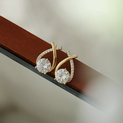 Sier Trendy Niche Design High-grade Exquisite Small Earrings