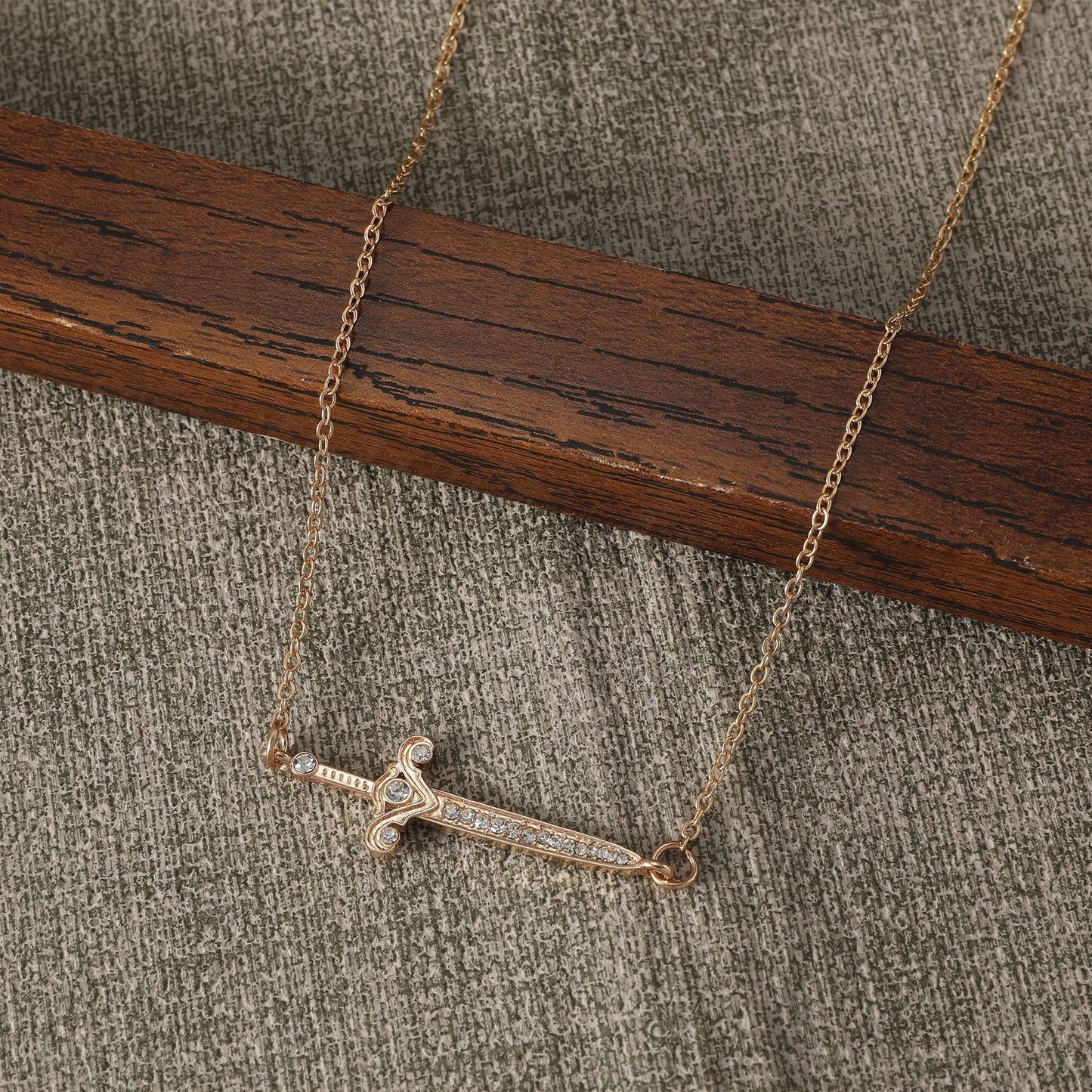 Women's Cross Sword Pendant Hip Hop Punk Necklaces