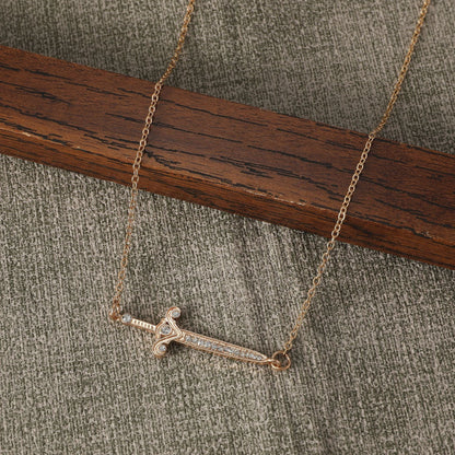 Women's Cross Sword Pendant Hip Hop Punk Necklaces