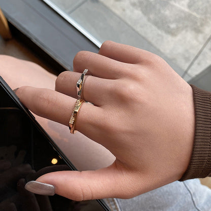 Trendy Cold Open Female Fashion Unique Rings