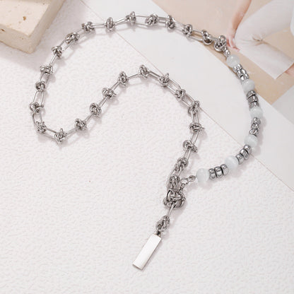 Men's High-grade Hip Hop Style Titanium Steel Chain Fashion Necklaces