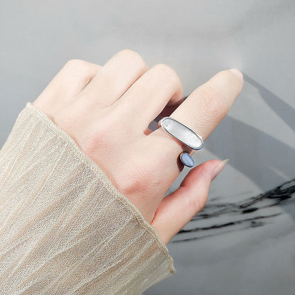 Flat Shell Open Gold Plated Ornament Rings