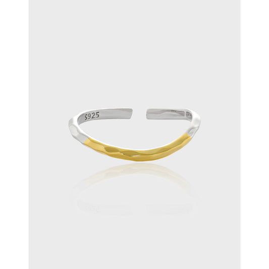 Korean Style Simple Lines Personalized Color Rings