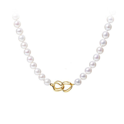 Women's Mother Pearl Long Sweater Chain Beaded Necklaces