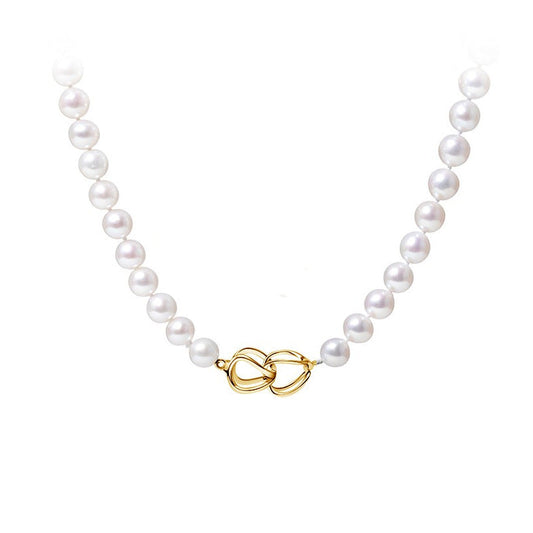 Women's Mother Pearl Long Sweater Chain Beaded Necklaces