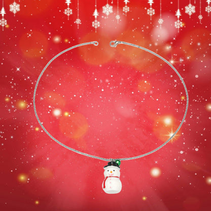 Christmas Cartoon Sweet Cute Childlike Santa Necklaces