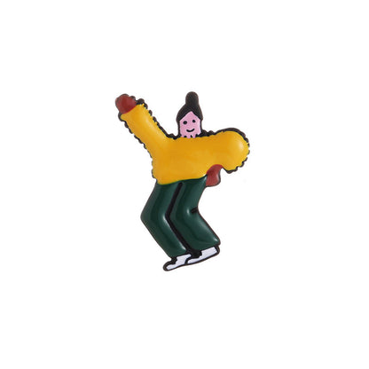 Women's Painted Design Personality Creative Funny Quirky Contrast Color Villain Rings