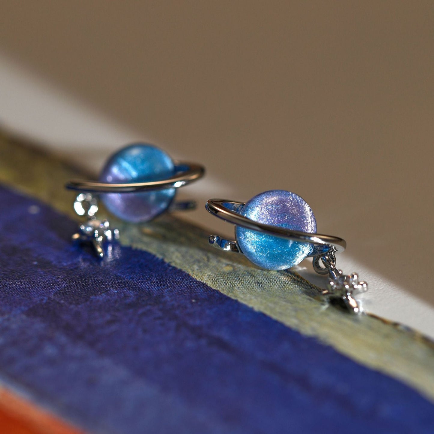 Women's Dream Starry Sky Planet Niche Design Earrings