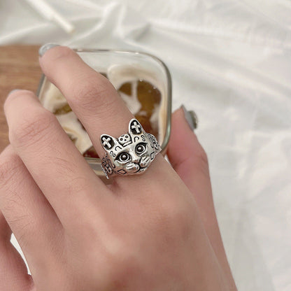 Women's Niche Exaggerated And Personalized Retro Design Open Rings