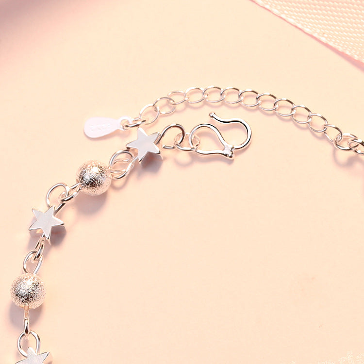 Version Sand Beads Little Star Sier Fashion Bracelets
