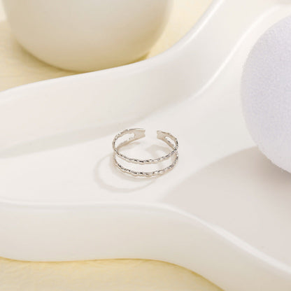 Metal Titanium Steel Female Design Stainless Rings