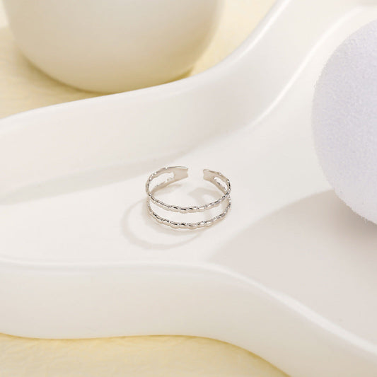 Metal Titanium Steel Female Design Stainless Rings