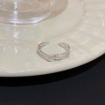 Zircon Female Personalized Minority Advanced Design Rings