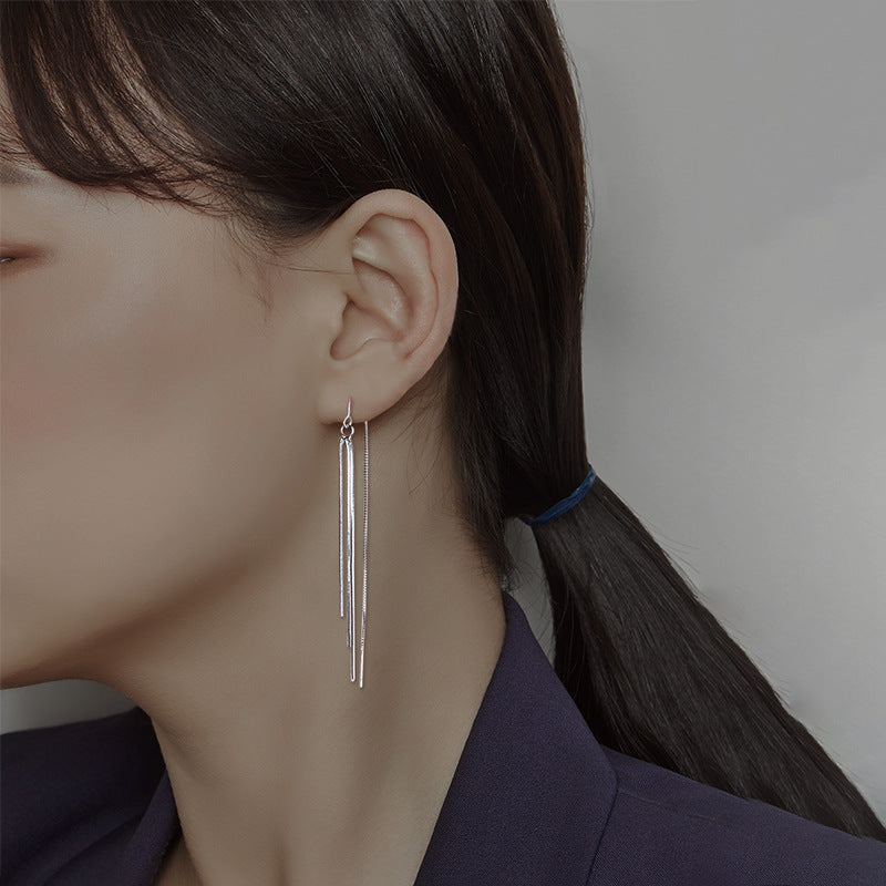 Women's Round Face Hanging Long U-shaped Fashion Earrings