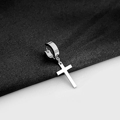 And Compact Love Stainless Steel Ear Clip Earrings