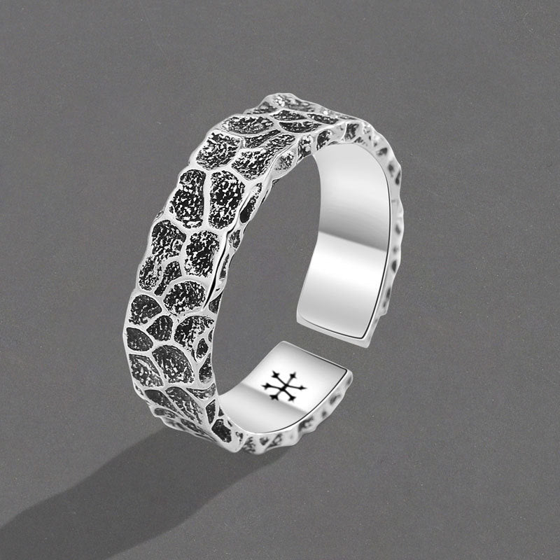 Women's & Men's & High-grade Adjustable And Single Black Rings