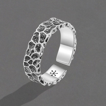 Women's & Men's & High-grade Adjustable And Single Black Rings