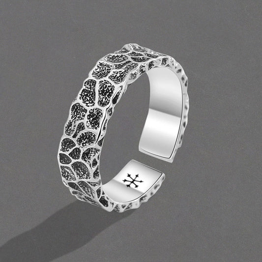 Women's & Men's & High-grade Adjustable And Single Black Rings