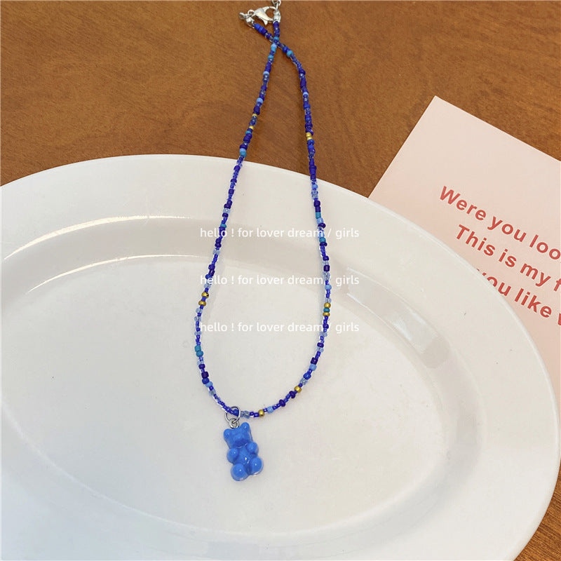Beads Stringed Sweet Cute Girly Style Necklaces
