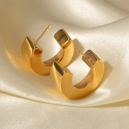 Steel Gold-plated Fashion Gold Stainless Shaped Rings