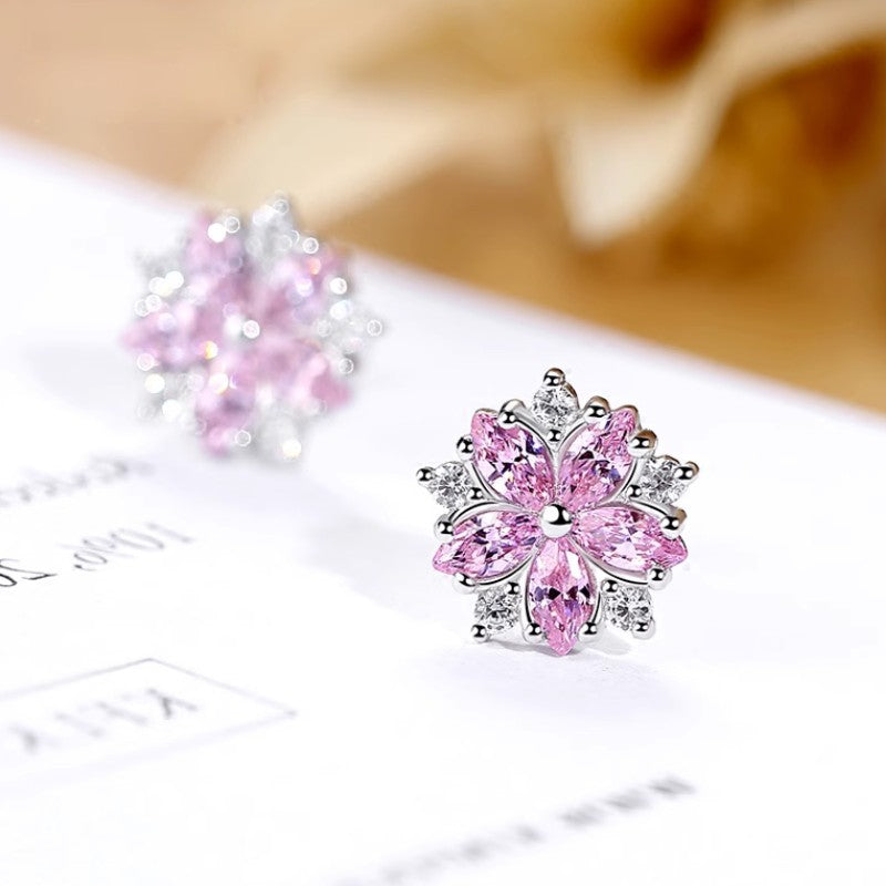 Affordable Luxury Fashion Little Female Sier Pin Design High Earrings