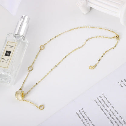 Opal Small Waist Cold Style Beautiful Necklaces