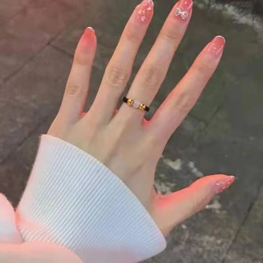 One Pair Of Lovers Design Woven Rings